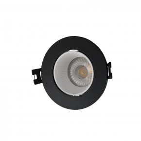 DK3061-BK+WH Встраиваемый светильник, IP 20, 10 Вт, GU5.3, LED, черный/белый, пластик в Глазове - glazov.ok-mebel.com | фото