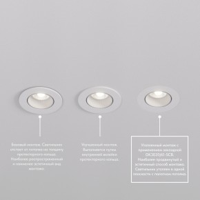 DK3061-WBR Встраиваемый светильник, IP 20, 10 Вт, GU5.3, LED, белый/бронзовый, пластик в Глазове - glazov.ok-mebel.com | фото 4