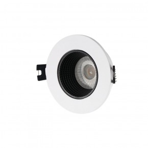 DK3061-WH+BK Встраиваемый светильник, IP 20, 10 Вт, GU5.3, LED, белый/черный, пластик в Глазове - glazov.ok-mebel.com | фото