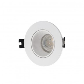DK3061-WH Встраиваемый светильник, IP 20, 10 Вт, GU5.3, LED, белый/белый, пластик в Глазове - glazov.ok-mebel.com | фото