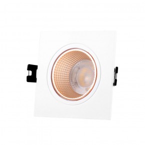 DK3071-WBR Встраиваемый светильник, IP 20, 10 Вт, GU5.3, LED, белый/бронзовый, пластик в Глазове - glazov.ok-mebel.com | фото
