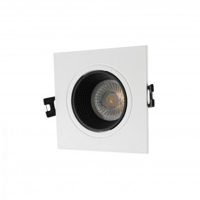 DK3071-WH+BK Встраиваемый светильник, IP 20, 10 Вт, GU5.3, LED, белый/черный, пластик в Глазове - glazov.ok-mebel.com | фото