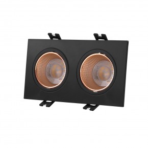 DK3072-BBR Встраиваемый светильник, IP 20, 10 Вт, GU5.3, LED, черный/бронзовый, пластик в Глазове - glazov.ok-mebel.com | фото