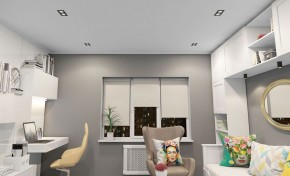DK3072-BK+WH Встраиваемый светильник, IP 20, 10 Вт, GU5.3, LED, черный/белый, пластик в Глазове - glazov.ok-mebel.com | фото 2