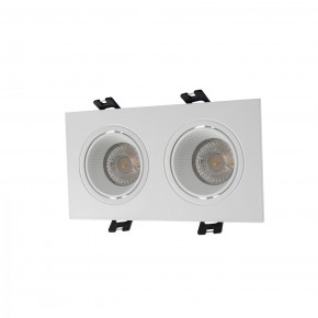 DK3072-WH Встраиваемый светильник, IP 20, 10 Вт, GU5.3, LED, белый/белый, пластик в Глазове - glazov.ok-mebel.com | фото