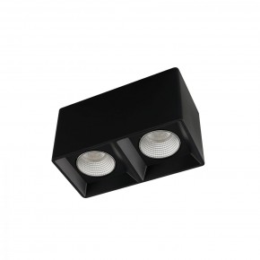 DK3085-BK+CH Светильник накладной IP 20, 10 Вт, GU5.3, LED, черный/хром, пластик в Глазове - glazov.ok-mebel.com | фото