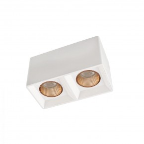 DK3085-WH+BR Светильник накладной IP 20, 10 Вт, GU5.3, LED, белый/бронзовый, пластик в Глазове - glazov.ok-mebel.com | фото