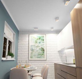 DK3085-WH+BR Светильник накладной IP 20, 10 Вт, GU5.3, LED, белый/бронзовый, пластик в Глазове - glazov.ok-mebel.com | фото 2