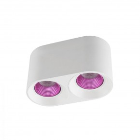 DK3096-WH+PI Светильник накладной IP 20, 10 Вт, GU5.3, LED, белый/розовый, пластик в Глазове - glazov.ok-mebel.com | фото