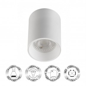 DK3110-WH Светильник накладной IP 20, 10 Вт, GU5.3, LED, белый, пластик в Глазове - glazov.ok-mebel.com | фото