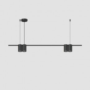 DK4061-BK Подвесной светильник ORBIT, IP20, 4xGU10 LED до 15 Вт, черный матовый, алюминий в Глазове - glazov.ok-mebel.com | фото 2