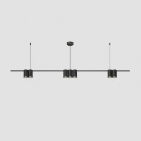 DK4063-BK Подвесной светильник ORBIT, IP20, 7xGU10 LED до 15 Вт, черный матовый, алюминий в Глазове - glazov.ok-mebel.com | фото
