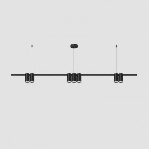 DK4063-BK Подвесной светильник ORBIT, IP20, 7xGU10 LED до 15 Вт, черный матовый, алюминий в Глазове - glazov.ok-mebel.com | фото 2