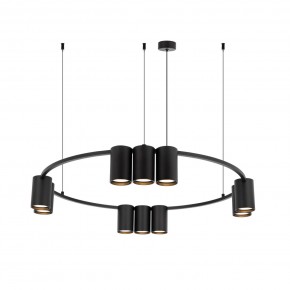 DK4065-BK Подвесной светильник ORBIT, IP20, 10xGU10 LED до 15 Вт, черный матовый, алюминий в Глазове - glazov.ok-mebel.com | фото 3