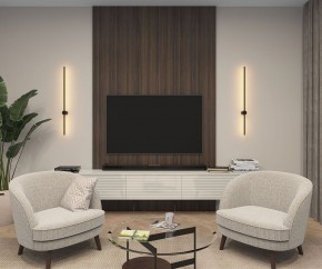 DK5014-BK Бра 1000 мм, 3000К, IP20, 12 Вт, черный, алюминий в Глазове - glazov.ok-mebel.com | фото 4