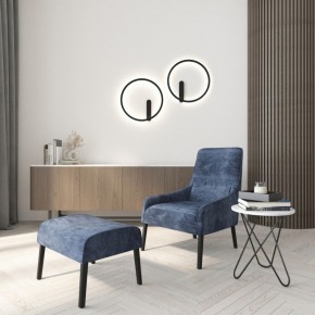 DK5035-BK Бра ROUND со светодиодом, IP20, 24W, 3000/4000/6500K, черный, алюминий в Глазове - glazov.ok-mebel.com | фото 8