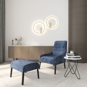 DK5035-SG Бра ROUND со светодиодом, IP20, 24W, 3000/4000/6500K, матовое золото, алюминий в Глазове - glazov.ok-mebel.com | фото 7