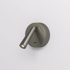 DK5072-DN Бра SHINE WALL со светодиодом, D104*H68, IP20, 3000К, 3W, RA?90, темный никель, алюминий в Глазове - glazov.ok-mebel.com | фото