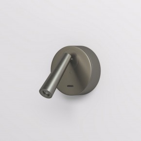 DK5072-DN Бра SHINE WALL со светодиодом, D104*H68, IP20, 3000К, 3W, RA?90, темный никель, алюминий в Глазове - glazov.ok-mebel.com | фото 2