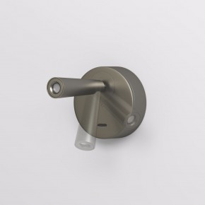 DK5072-DN Бра SHINE WALL со светодиодом, D104*H68, IP20, 3000К, 3W, RA?90, темный никель, алюминий в Глазове - glazov.ok-mebel.com | фото 3