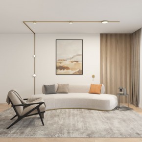 DK5072-SB Бра SHINE WALL со светодиодом, D104*H68, IP20, 3000К, 3W, RA?90, сатинированная латунь, алюминий в Глазове - glazov.ok-mebel.com | фото 5