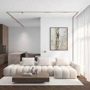 DK5072-SB Бра SHINE WALL со светодиодом, D104*H68, IP20, 3000К, 3W, RA?90, сатинированная латунь, алюминий в Глазове - glazov.ok-mebel.com | фото 6