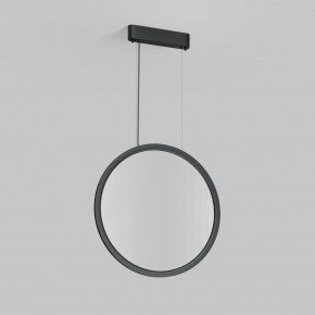 DK6606-BK Подвесной вертикальный светильник Veil со светодиодом H1700 d600 220V 48W 3000-6000K IP20 черный алюминий в Глазове - glazov.ok-mebel.com | фото 2