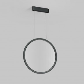DK6606-BK Подвесной вертикальный светильник Veil со светодиодом H1700 d600 220V 48W 3000-6000K IP20 черный алюминий в Глазове - glazov.ok-mebel.com | фото 4