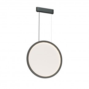 DK6606-BK Подвесной вертикальный светильник Veil со светодиодом H1700 d600 220V 48W 3000-6000K IP20 черный алюминий в Глазове - glazov.ok-mebel.com | фото 5