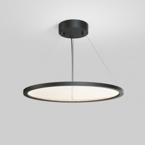 DK6616-BK Подвесной горизонтальный светильник Veil со светодиодом H900 d600 220V 48W 3000-6000K IP20 черный алюминий в Глазове - glazov.ok-mebel.com | фото