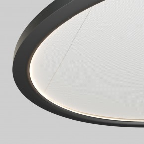 DK6616-BK Подвесной горизонтальный светильник Veil со светодиодом H900 d600 220V 48W 3000-6000K IP20 черный алюминий в Глазове - glazov.ok-mebel.com | фото 3