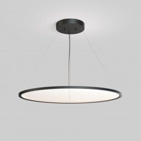 DK6620-BK Подвесной горизонтальный светильник Veil со светодиодом H900 d1000 220V 82W 3000-6000K IP20 черный алюминий в Глазове - glazov.ok-mebel.com | фото