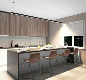 DK9304-BK Линейный светильник 72W 3000mm 4000K, черный в Глазове - glazov.ok-mebel.com | фото 5