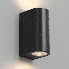 DK9791-BK Настенный уличный светильник NARVIK, IP44, 2хGU10 LED, до 15 Вт, черный, алюминий в Глазове - glazov.ok-mebel.com | фото 3