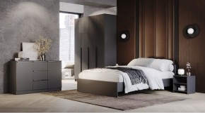 ЭЛЕГАНТ Спальный гарнитур (модульный) графит в Глазове - glazov.ok-mebel.com | фото