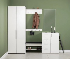 ЭЙР прихожая (модульная) Белый Шагрень в Глазове - glazov.ok-mebel.com | фото