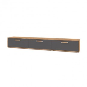 ФЛОРИДА Ф33 Тумба ТВ (дуб золотой/графит) в Глазове - glazov.ok-mebel.com | фото