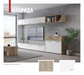 ФЛОРИДА Гостиная (модульная) дуб серый/белый в Глазове - glazov.ok-mebel.com | фото