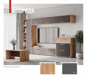 ФЛОРИДА Гостиная (модульная) дуб золотой/графит в Глазове - glazov.ok-mebel.com | фото
