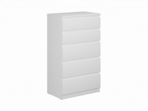 Комод КАСТОР с пятью ящиками, цвет белый в Глазове - glazov.ok-mebel.com | фото