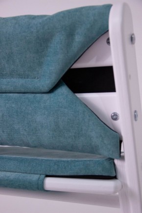 Комплект растущий стул и подушки Конёк Горбунёк Комфорт  (Бело-сиреневый, Волна) в Глазове - glazov.ok-mebel.com | фото