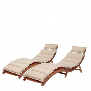 Комплект шезлонги и столик AFM-803A-T133 Beige (2+1) в Глазове - glazov.ok-mebel.com | фото 2