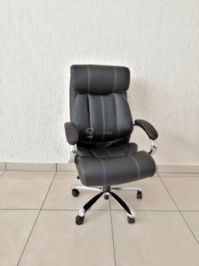 Кресло Barneo K-303 для руководителя (черная экокожа) в Глазове - glazov.ok-mebel.com | фото