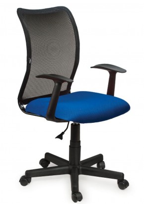 Кресло BRABIX "Spring MG-307", с подлокотниками, комбинированное синее/черное TW, 531404 в Глазове - glazov.ok-mebel.com | фото 1