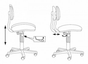 Кресло детское Бюрократ CH-201NX/FlipFlop_P розовый сланцы в Глазове - glazov.ok-mebel.com | фото 5