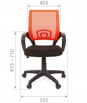 Кресло для оператора CHAIRMAN 696 black (ткань TW-11/сетка TW-01) в Глазове - glazov.ok-mebel.com | фото 4