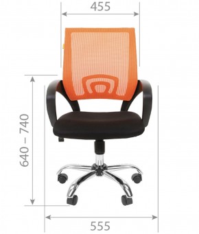 Кресло для оператора CHAIRMAN 696 хром (ткань TW-11/сетка TW-01) в Глазове - glazov.ok-mebel.com | фото 6