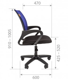 Кресло для оператора CHAIRMAN 696  LT (ткань стандарт 15-21/сетка TW-04) в Глазове - glazov.ok-mebel.com | фото 5