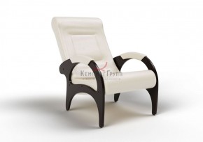 Кресло для отдыха Римини 19-К-КР (экокожа/венге) КРЕМ в Глазове - glazov.ok-mebel.com | фото