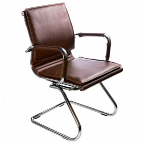 Кресло для посетителя Бюрократ CH-993-Low-V/Brown коричневый в Глазове - glazov.ok-mebel.com | фото